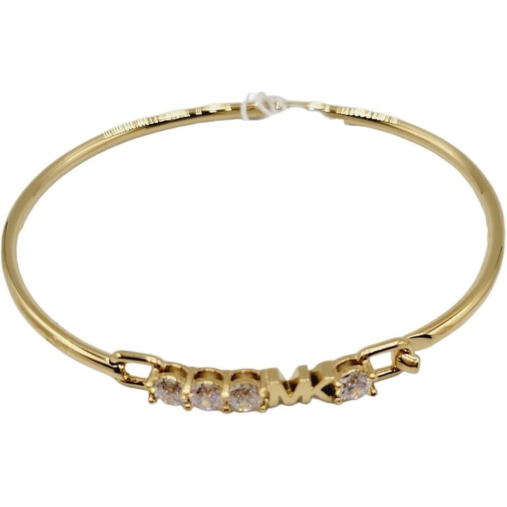 Michael Kors rose gold 4 Crystals logo bracelet. Retail $125